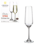 შამპანურის ჭიქა 200მლ CRYSTALITE
