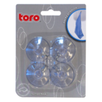 4ცალიანი პირსახოცის საკიდი კლიპსები TORO