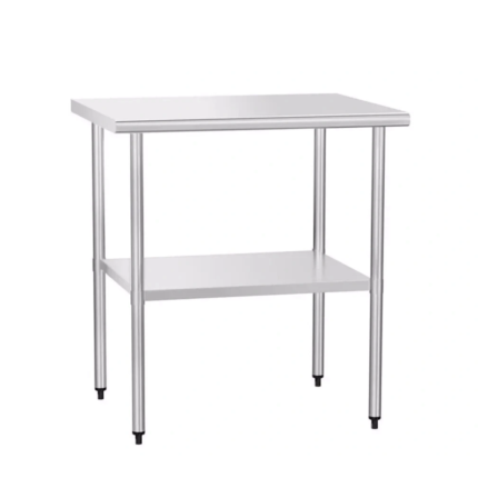 სამუშაო მაგიდა ქვედა თაროთი, ბორტის გარეშე 80x70სმ