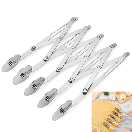 ცომის სჭრელი ფორმა, როლერი 5პირიანი